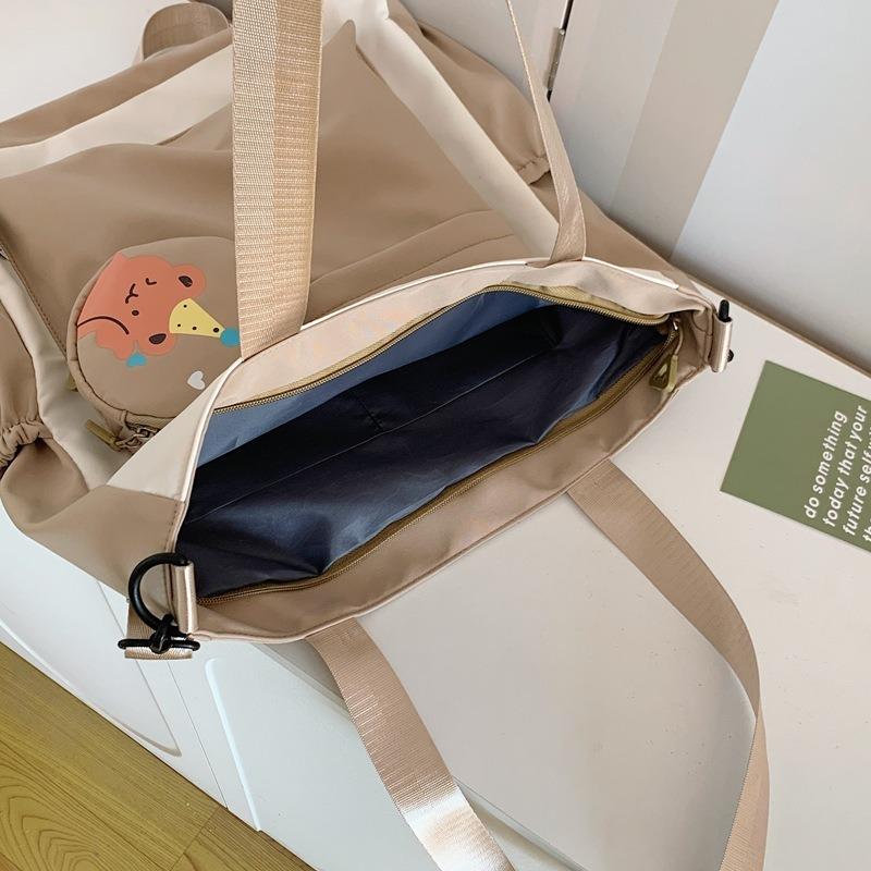 One-shoulder Messenger Bag for Tutoring, Large-capacity Students In Class, Tote Commuting, Hand-held Tutoring Homework, Anti-splashing Backpack