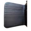 Used PRADA M521A Saffiano Bi-fold Wallet Brown with Box and Card