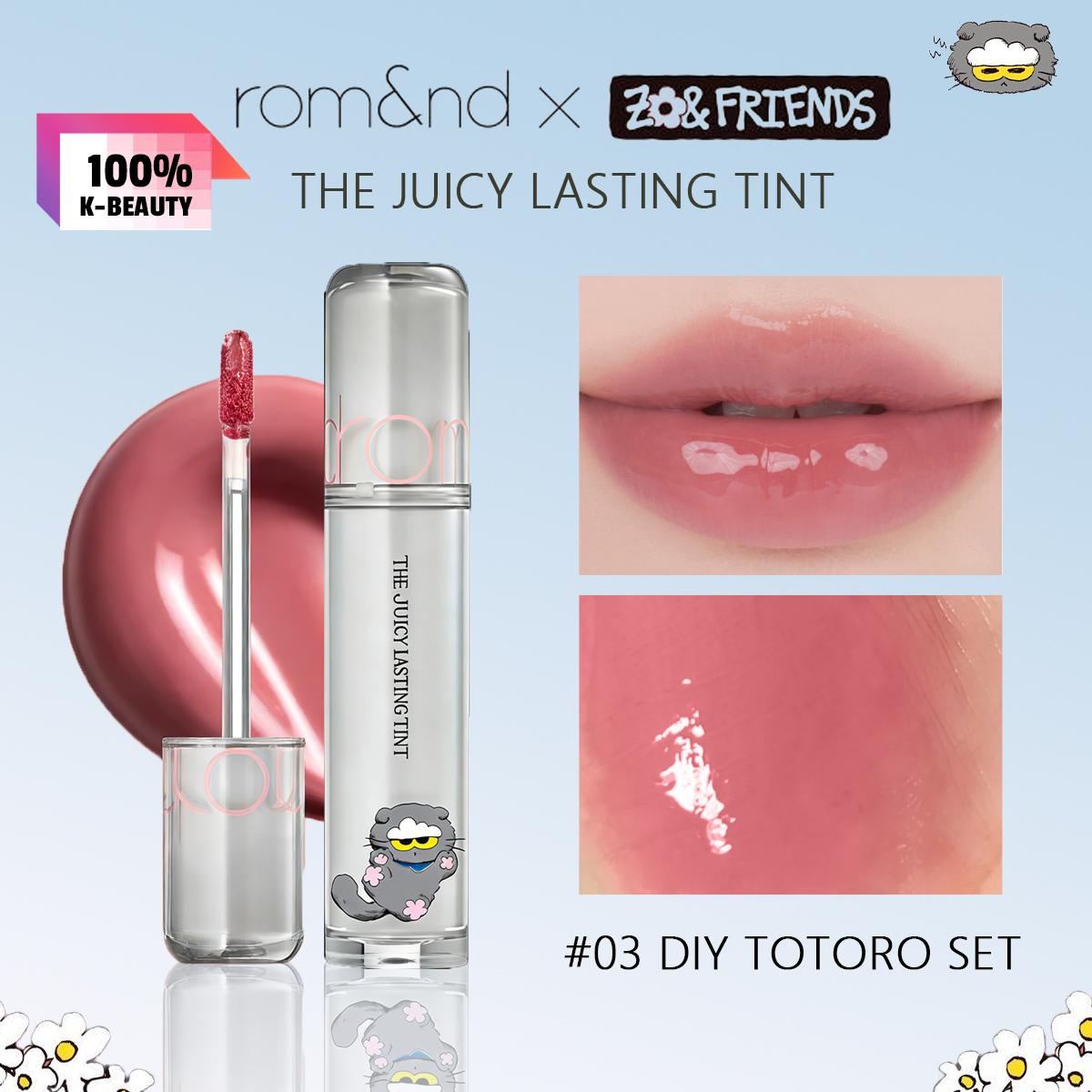

Romand rom&nd The Juicy Lasting Tint 2.0 Набор DIY Тоторо 0,35 г/0,01 унц.