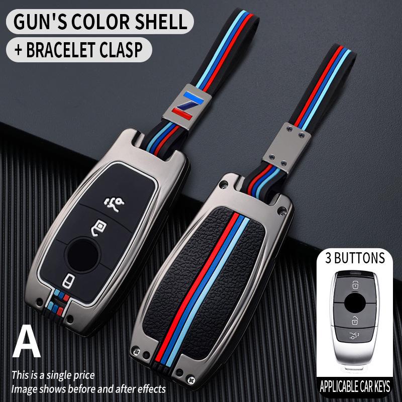 Mercedes-Benz Key Case for E-Class, C260L, C200L, A200L, E260, and GLC Luxury Models