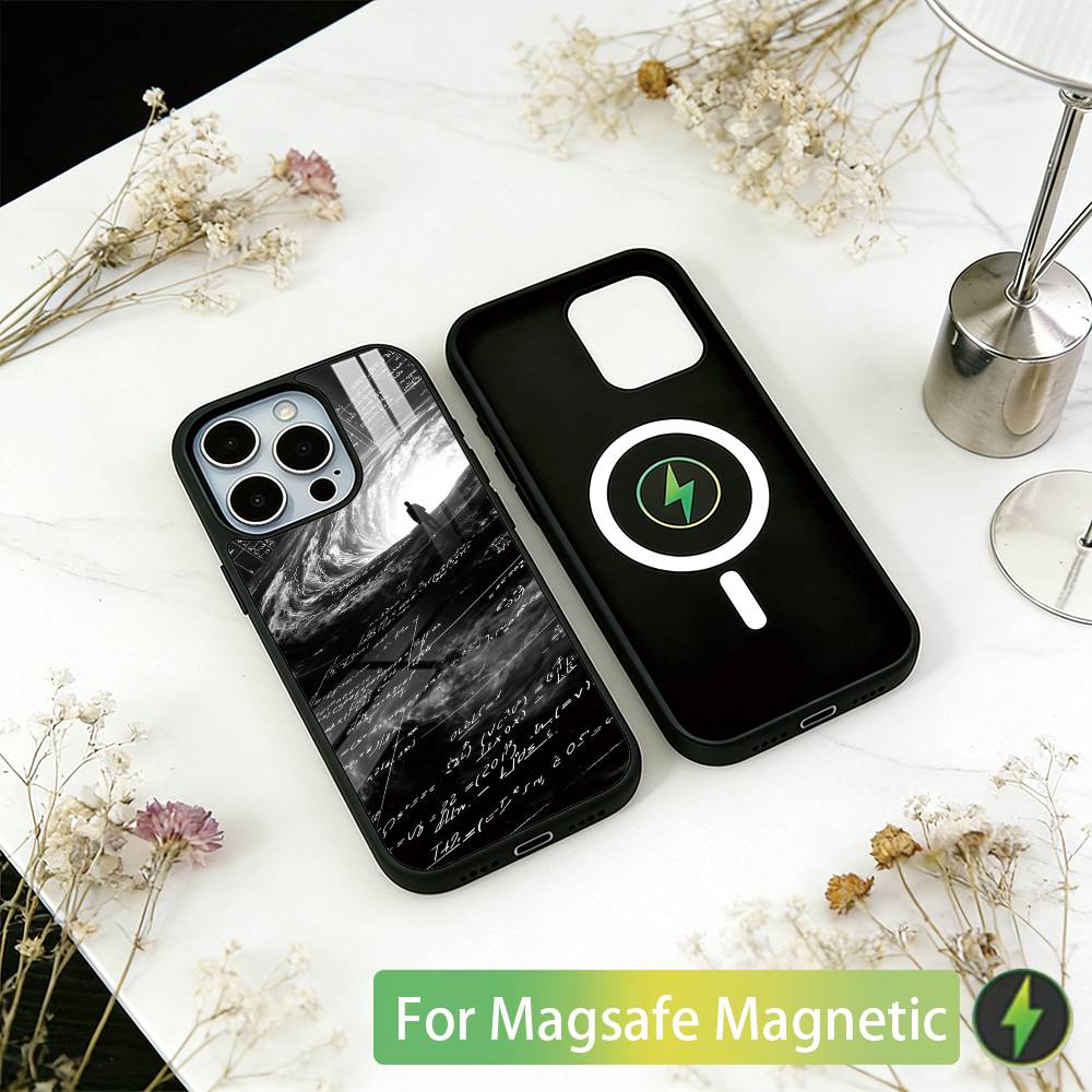 Physik Chemie Mathematik Handyhülle Für iPhone17,16,15,14,13,12,11 Plus,Pro Magnetisch Für Magsafe Kabelloses Laden