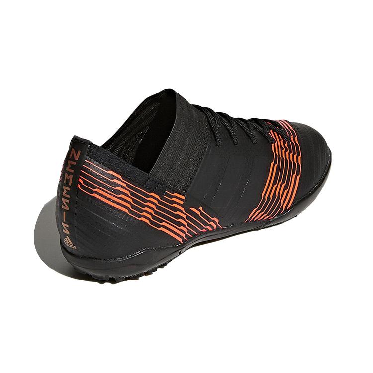 New Adidas Nemeziz Non-slip Wear-resistant Shock Absorption Low-Top Kids' Soccer Shoes Black Red Teenagers CP9237