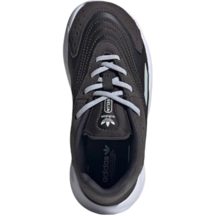 Adidas Originals Ozelia EL C Comfortable Non-Slip Durable Low-Top Walking Shoes Baby Shoes Black IH8029