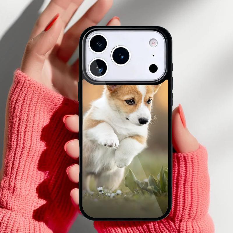 

Corgi Dog Phone Case for iPhone 17 16 15 14 13 Pro Max Back Cover for 12 11 Pro Coque iPhone 11