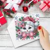 6pcs DIY Diamond Painting Greeting Card Set Rhinestone Diamond Art Mosaic Postcards Creative Birthday & Thanksgiving Card Kit