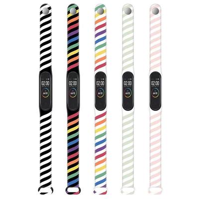 Soft Silicone Strap for Xiaomi Mi Band 3 4 5 6 7 Bracelet Colorful Sport Strap for Miband 3 4 Replacement Wristband Belt Mi Band 7 6 5 Wrist Strap