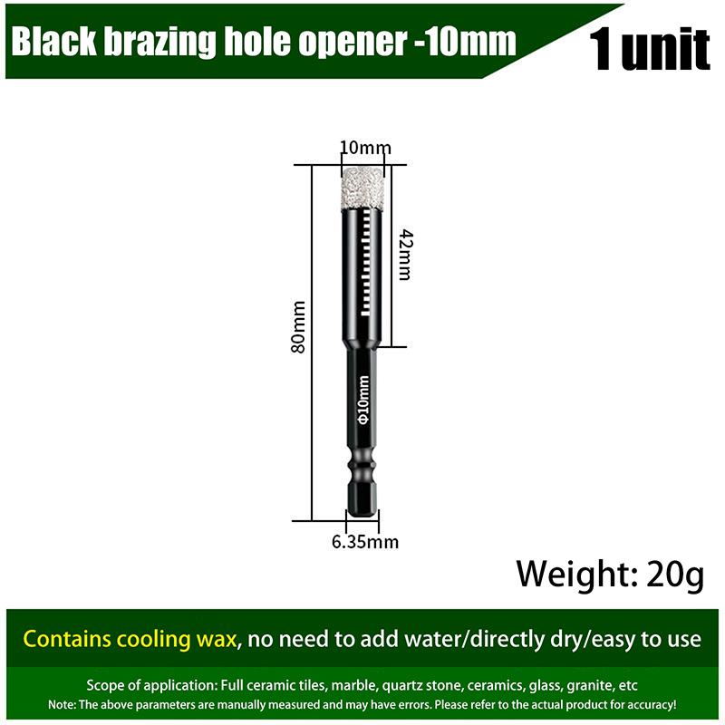 6-16Mm Hexagonal Shank Brazed Dry Ceramic Tile Drill Bit Granite Vitrified Tile Hole Opener Diamond Drill Bit Hole Saw