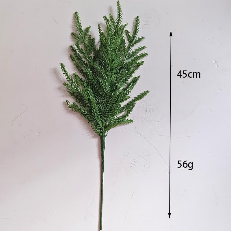 Simulation Pine Needles, Specially Designed For Christmas Atmosphere, Green Plant Decoration, Christmas Tree Accessories, Artificial Pe Pine Branches