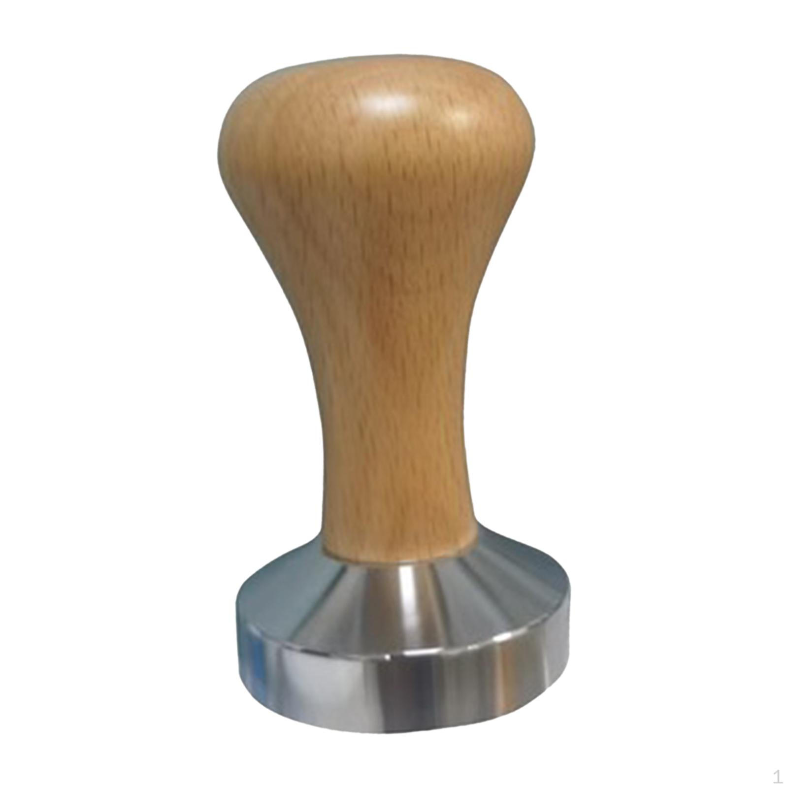 

Кофейный темпера портативный инструмент с деревянной ручкой ручной пресс дистрибьютор для кухни светло-коричневого