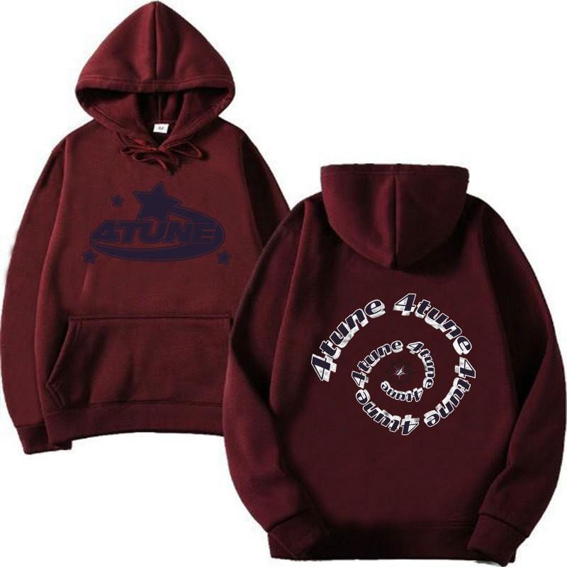 Unisex Gothic Hoodie Streetwear Oversized Pullover Sweatshirt Met Geribbelde Zoom Mannen Vrouwen Herfst