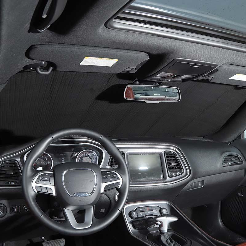 Car Front Windshield Sunshade Window Shade Foldable Sun Visor Cover Fit for Dodge Challenger 2009 Up Car Interior Accessories,1 Pc