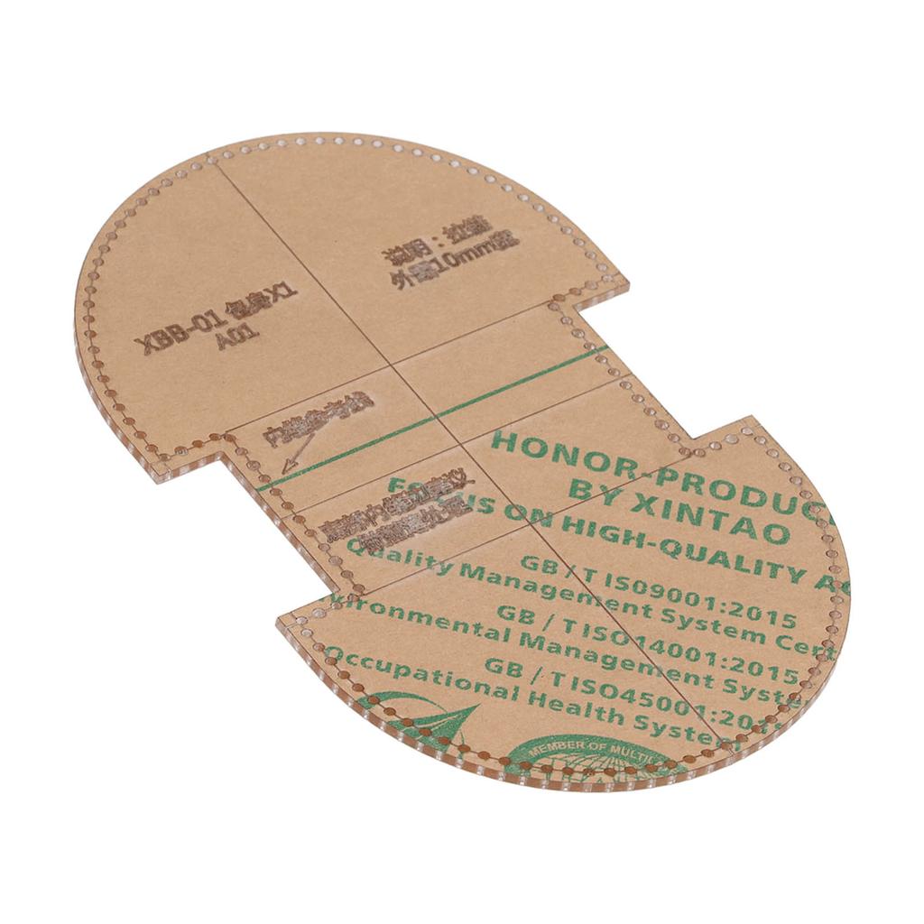 Acryl Geldbörsen Schablone DIY Präzises Schneiden Klare Acryl Vorlage zur Herstellung von Münzbörsen Leder Geldbörsen Vorlage