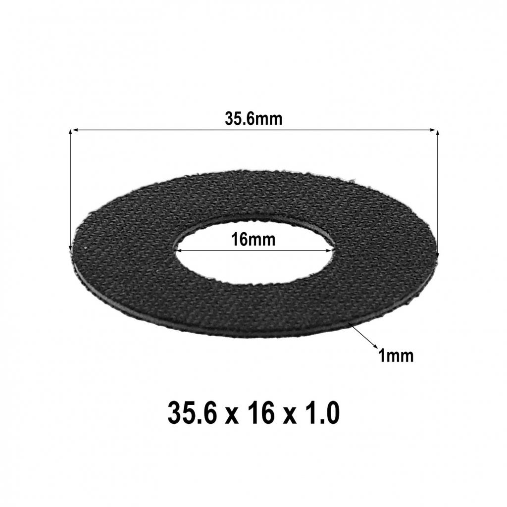 Rondella di trascinamento in fibra di carbonio prodotta con precisione per mulinello da baitcasting a tamburo, spessore 1 mm