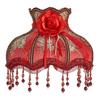 European Style Lampshade Home Decor Retro Light Lamp Cover European Vintage High-End Cloth Art Bead Lace Lampshade