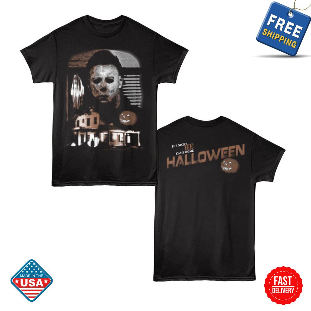 Pre-Sell Halloween Michael Myers Horror Movie Licensed T-Shirt UnisexInspired Unisex T-Shirt S