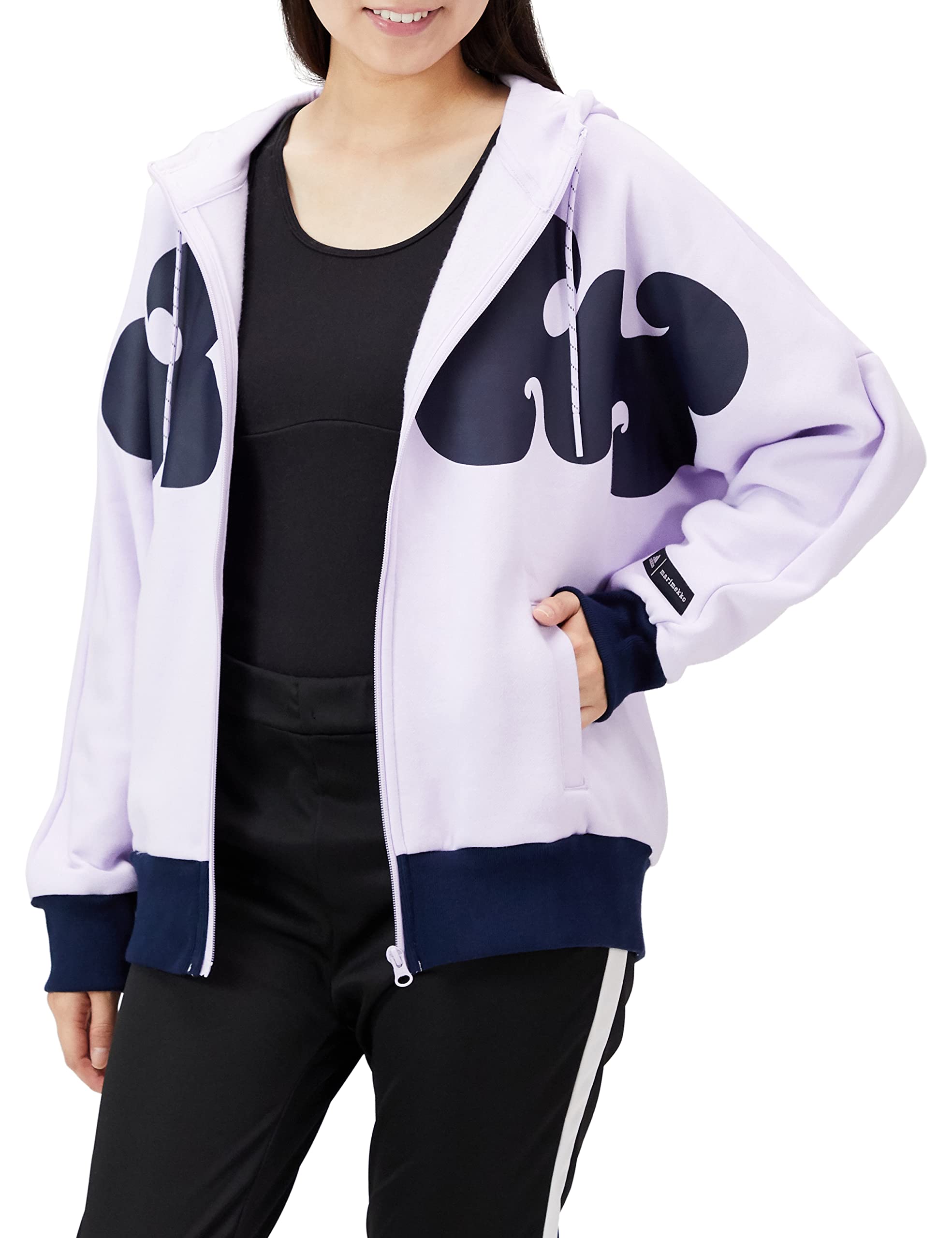 

Adidas Marimekko Hooded Track Top KO204 Purple Tint Women s (HJ7305) J/S