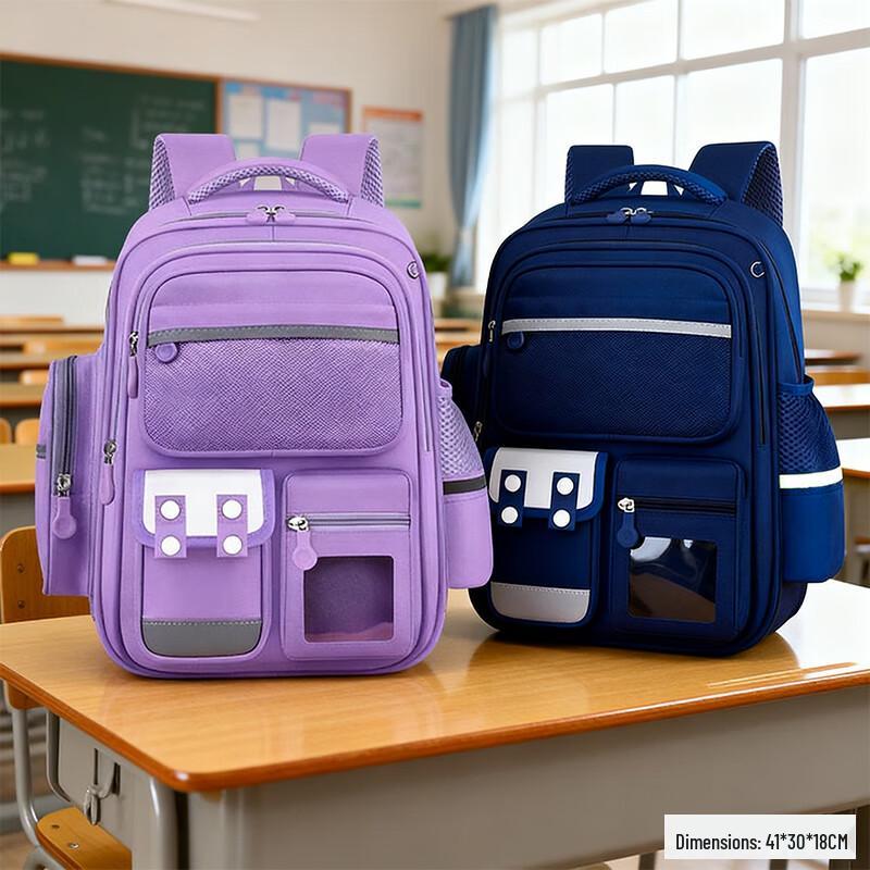 Zhencai Kids Large Capacity Primary School Backpack Grades 3-6
