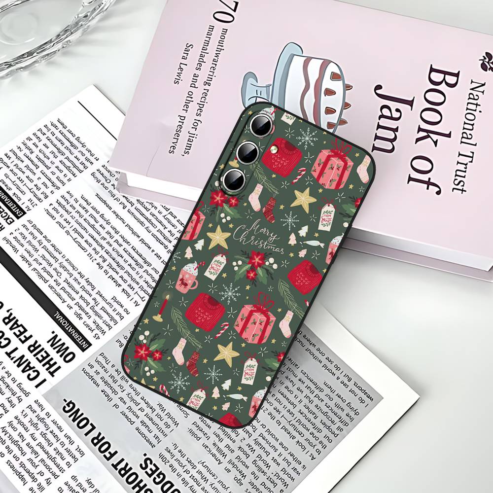 Merry Christmas Phone Case For Samsung Galaxy S21 S22 S23 S24ULTRA S25ULTRA FE Ultra Plus5G A52S S26 Soft Cover