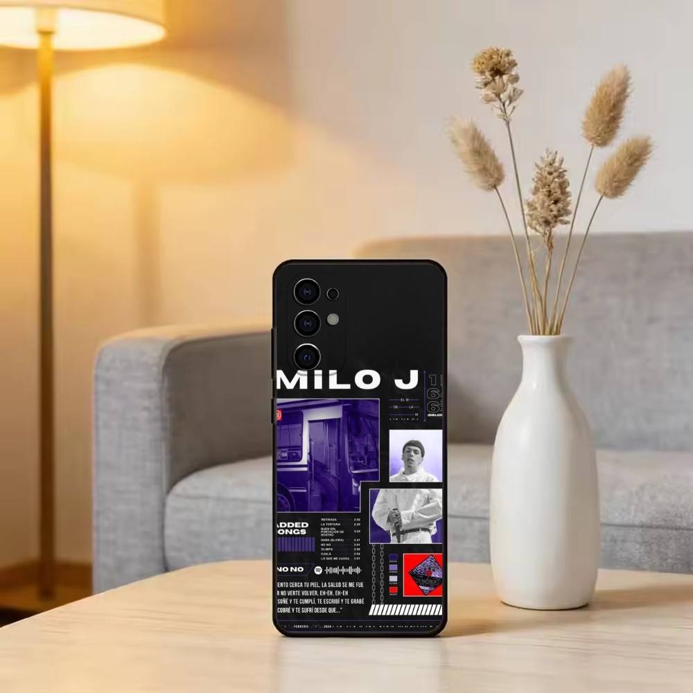 M-Milo J Phone Case For Samsung S25,S24,S21,S22,S23,S30,Ultra,S20,Plus,Fe,Lite,Note,10,Black Cover