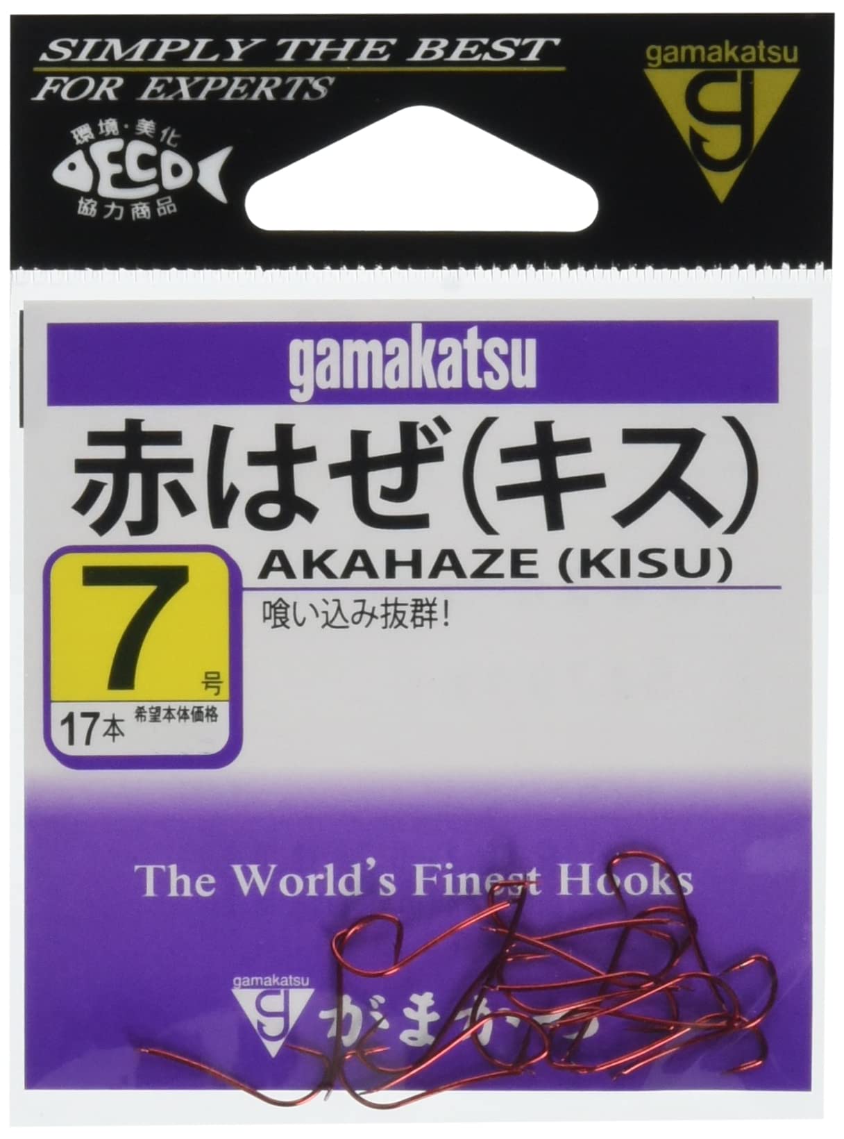 

Красный бычок Гамакацу (Кису) Крючок, Рыболовный крючок размера 7