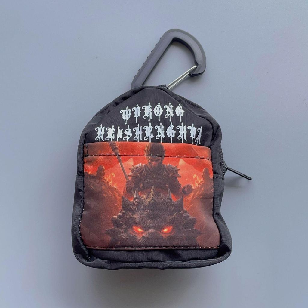 Căști Colorate & Pandantiv Portofel Monede Rucsac Mini cu Design Casă Ciupercă și Șnur pentru Telefon