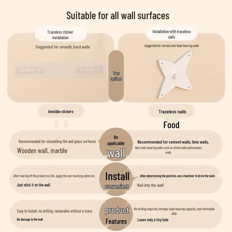 Punch-free Wall-mounted Kids' Bookshelf - Transparent Acrylic Display Stand