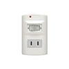 BUFFALO 2 Distribution Tap with Central Switch/lightning Surge Prevention, White BSTAPD03WH