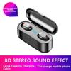 F9 – Kabellose Bluetooth 5.0 TWS In-Ear-Kopfhörer, HIFI-Headset für Sport, Laufen, Unterstützung [A72E1F7]