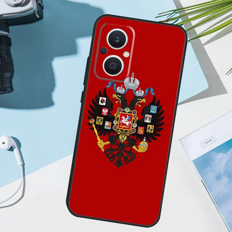 Russian Empire Coat of Arms Cover For OPPO Reno 13 F 10 11 12 14 Pro 11F 12F 14F 7 8 Lite OPPO Find X9 X8 X5 X6 Pro Case