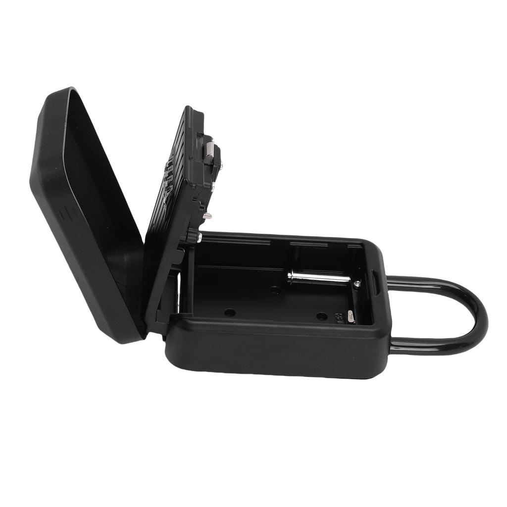 Key Lock Box Aluminum Water Proof Portable 4 Digit Combination Key Safe Storage Lockbox for Outside Home Garage