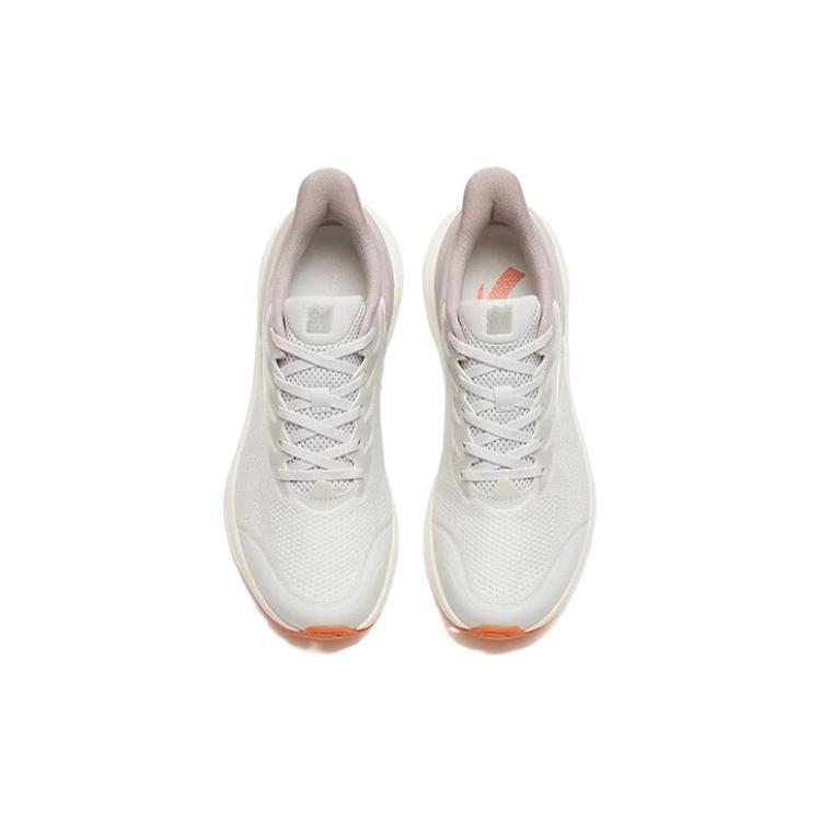 New Anta Gen 3.0 Lite Anti Slip And Wear Resistant Rebound Low Top Running Shoes Women's Sand Grain Gray 122315586-4