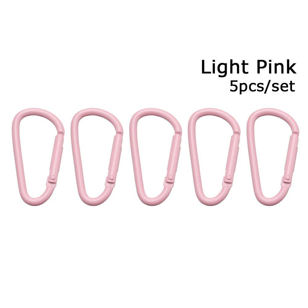 New Safety Multicolor Aluminium Buckle Keychain Alloy Carabiner Camping Hiking Hook Climbing Button