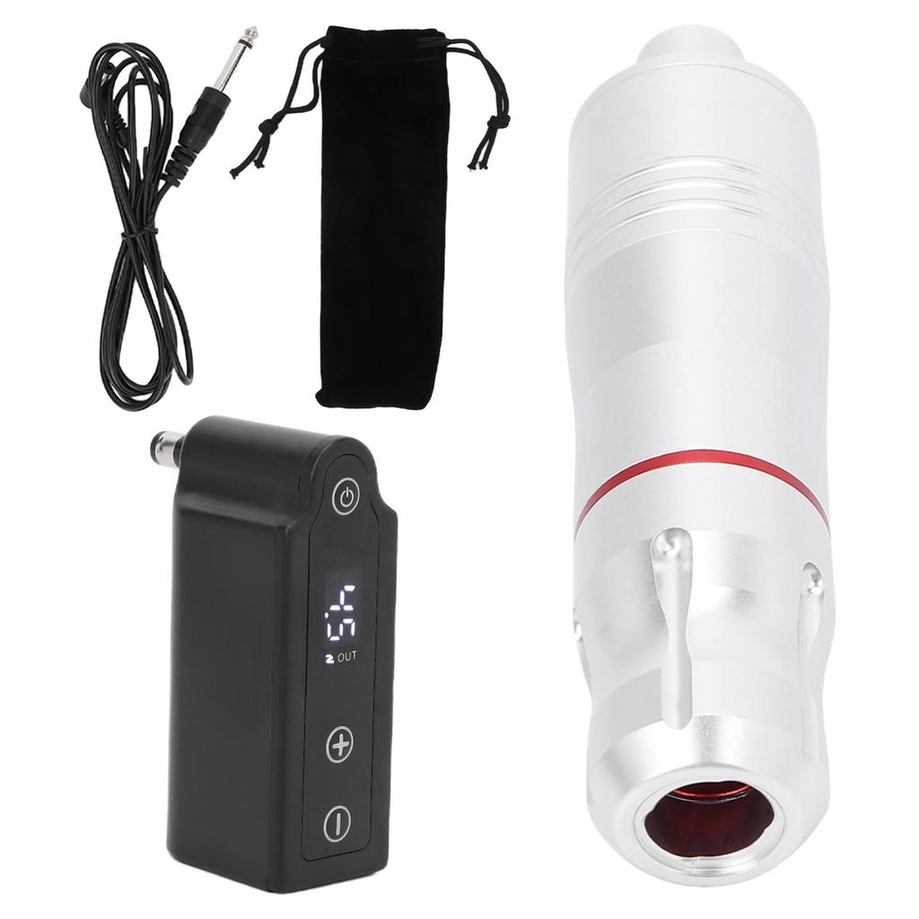 Tattoo Pen Tattoo Machine Kit with Lightweight Wireless Power Supply for Tattoo Eyebrows and