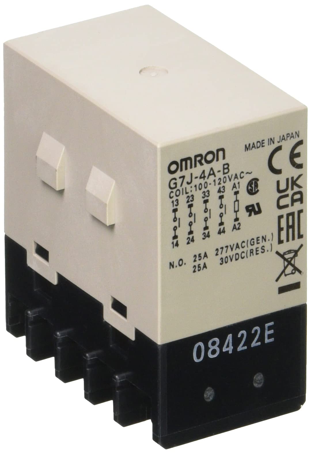

OMRON Power Relay G7J-4A-B AC100/120