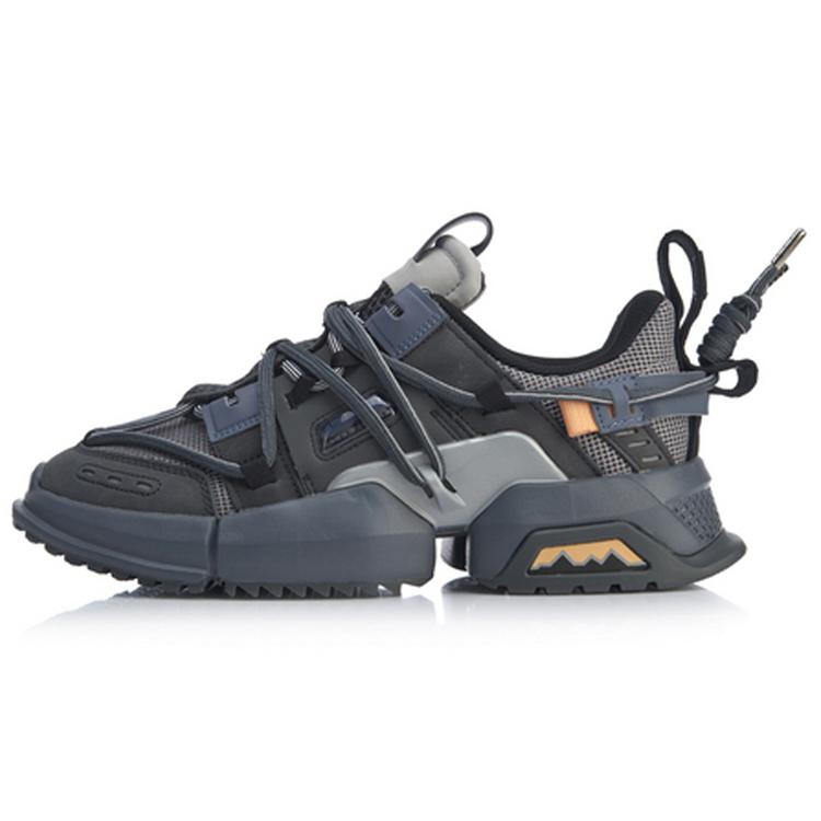 

New LiNing Pan Gu Trek Durable Breathable Low Top Sports Casual Shoes Men s Snow Gray AGLP075-6 41