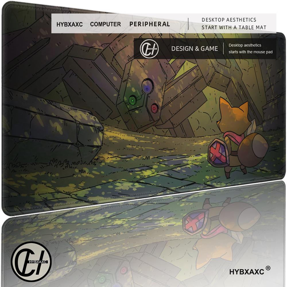 HYBXAXC Mouse Pad Cute HD Tunic Game Mousepad Gaming Office Desk Pads Large For Computer Non-slip Lockedge Mouse Pad 80X40CM
