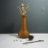 Handmade Bamboo Woven Flower Vase and Ornament Collection