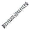 LOEAZS Stainless Steel Watch Strap Compatible with Seiko SKX-007, SKX-009, SKX-175, SKX-173, and SARB017 Rolex Jubilee Watches (Silver Driver, 20mm)