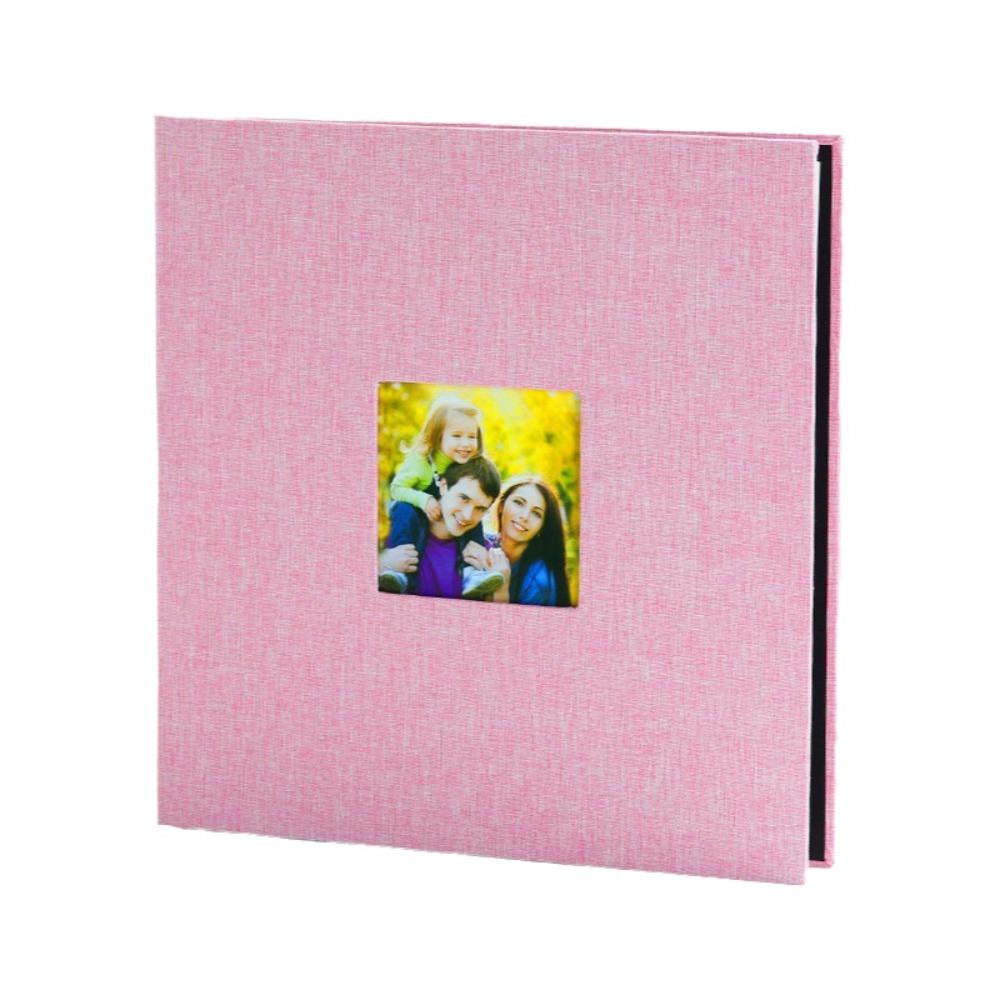 20 Sheets Self Adhesive Photo Album Linen Cover Memory Book DIY Photo Book Family Photos