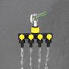 Garden Hose Pipe Splitter 4-Way Faucet Diverter Tap Hose Connector Splitter Four Independent Switches For Home Lawn Irrigation