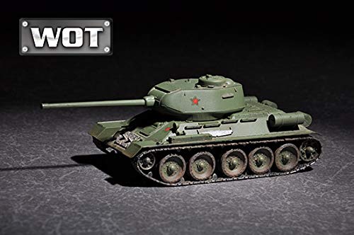 Trumpeter 1/72 Scale Soviet T-34/85 Plastic Model Kit 07167 Gray TRU07167