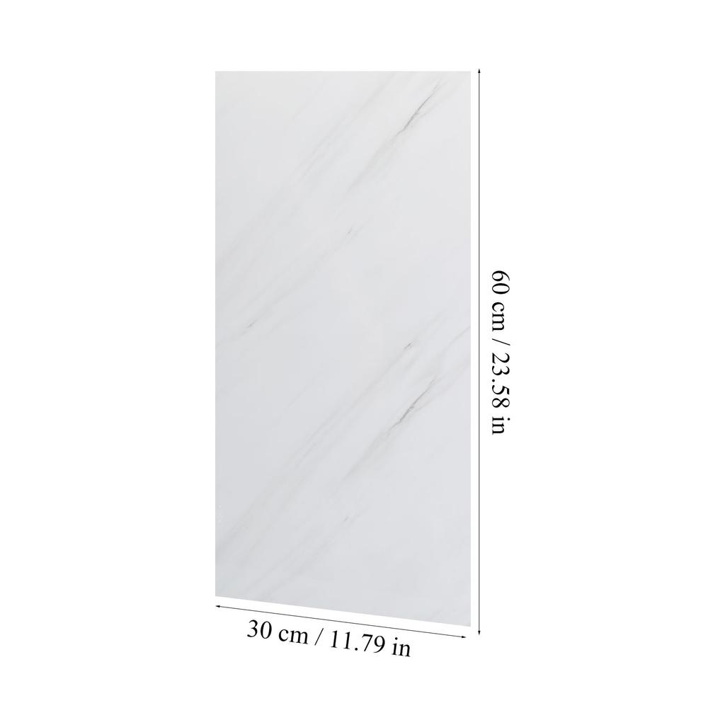 20pcs Waterproof Marble Pattern Wall Stickers 30X60Cm Kitchen Backsplash Self-Adhesive Stick On Tile Panels For Bathroom Shower