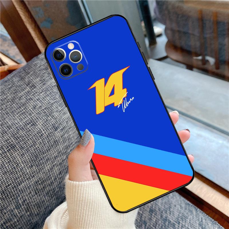 Fernando Alonso 14 Case For iPhone 14 12 11 15 16 Pro Max Phone Cover On iPhone 13 12 Mini X XR XS Plus Cover