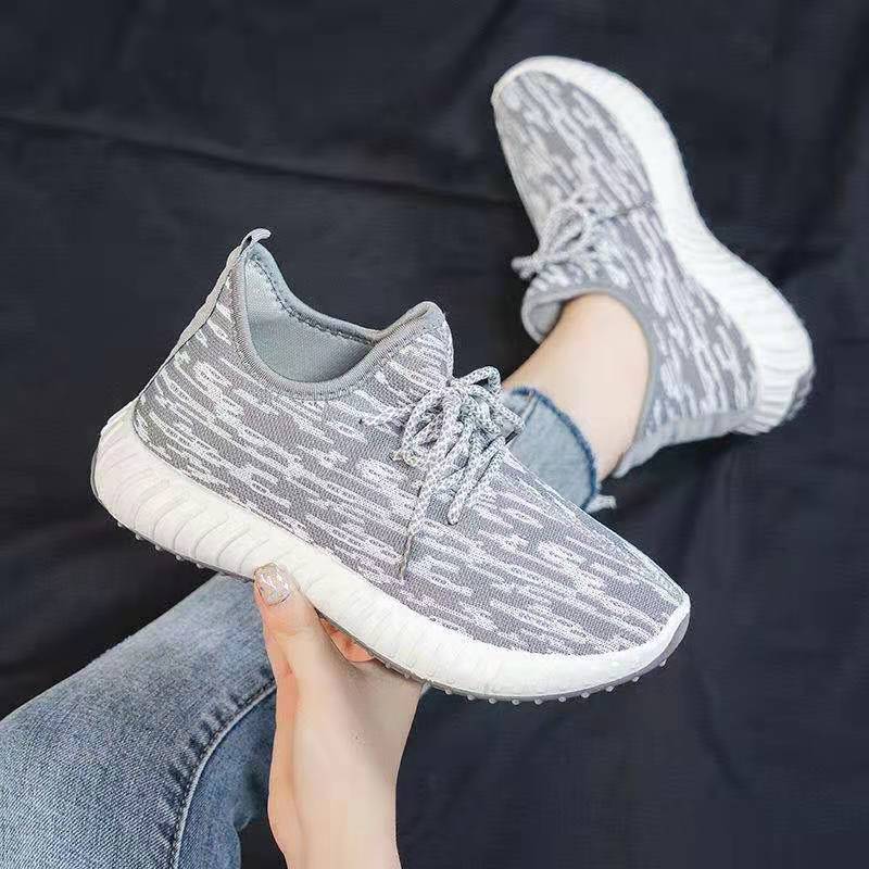 Shose Women Summer Free Shipping Fashion Knitted Mesh Casual Sneakers for Woman Breathable Sports Vulcanized Shoes Tennis Female