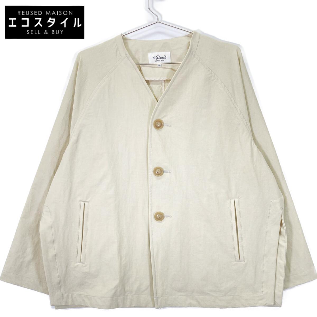 

GYMPHLEX GY-B0251 Бежевая куртка-рубашка из нейлоновой тафты Куртка 36 бежевыйПодержанный