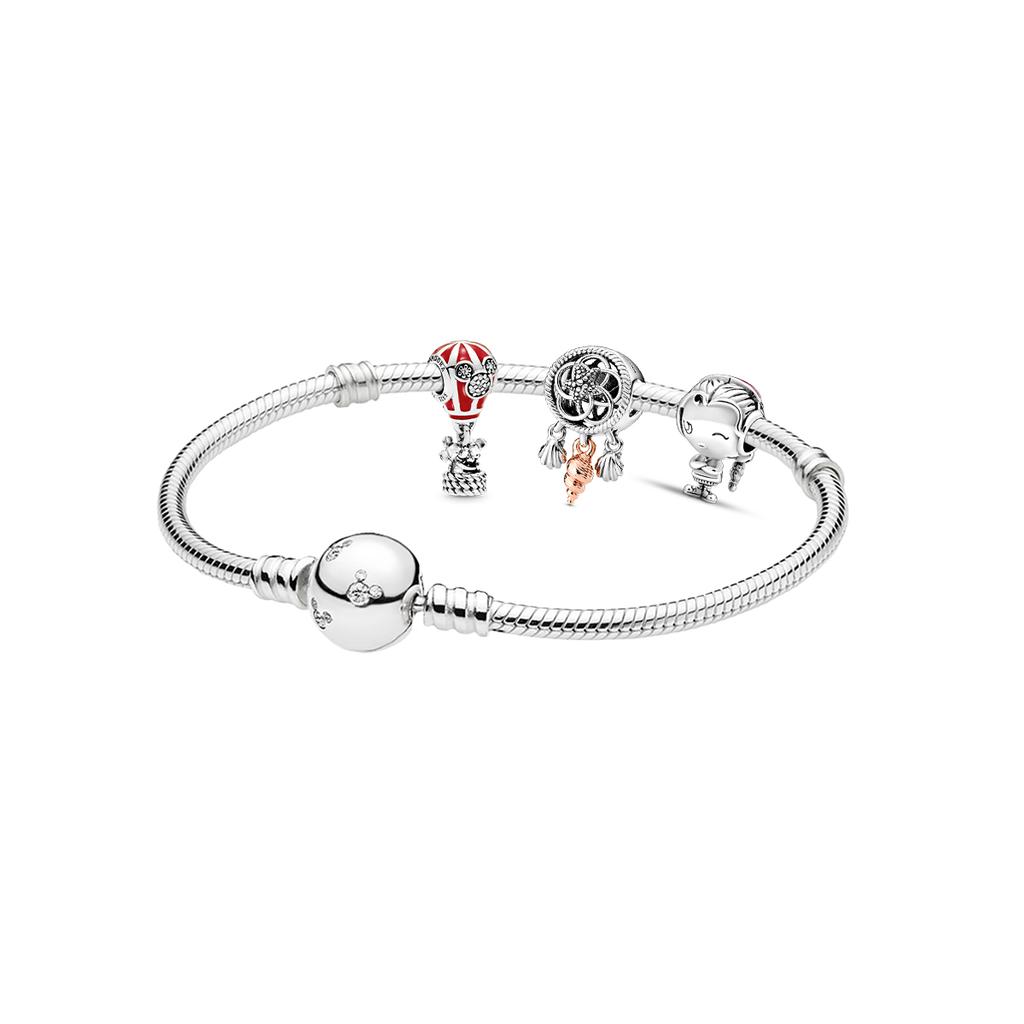 Pandora Flower Season Girl 925 Silver Bracelet Women Bracelet ZT24090904A