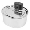 Pet Water Fountain with Motion Sensor 3.2L Rechargeable Water Electricity Separation Automatic Stainless Steel Cat