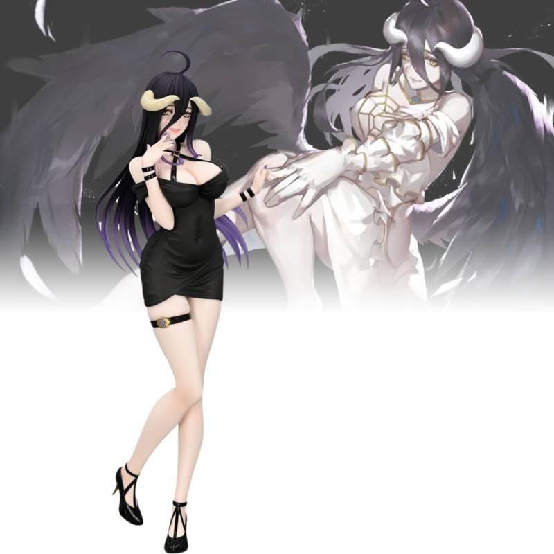 Albedo Overlord Mini Dress Version Figure Fiction Model Toys Statue Gift Garnish