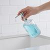 Glas Handtvåldispenser Med Diamanttextur Och Rostfri Pump För Badrum Köksbänk
