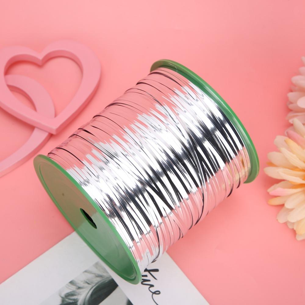 1pcs 400 Yards Metallic Twist Ties Gold & Silver Bread Ties Cake Twist Ties Packaging серебряный